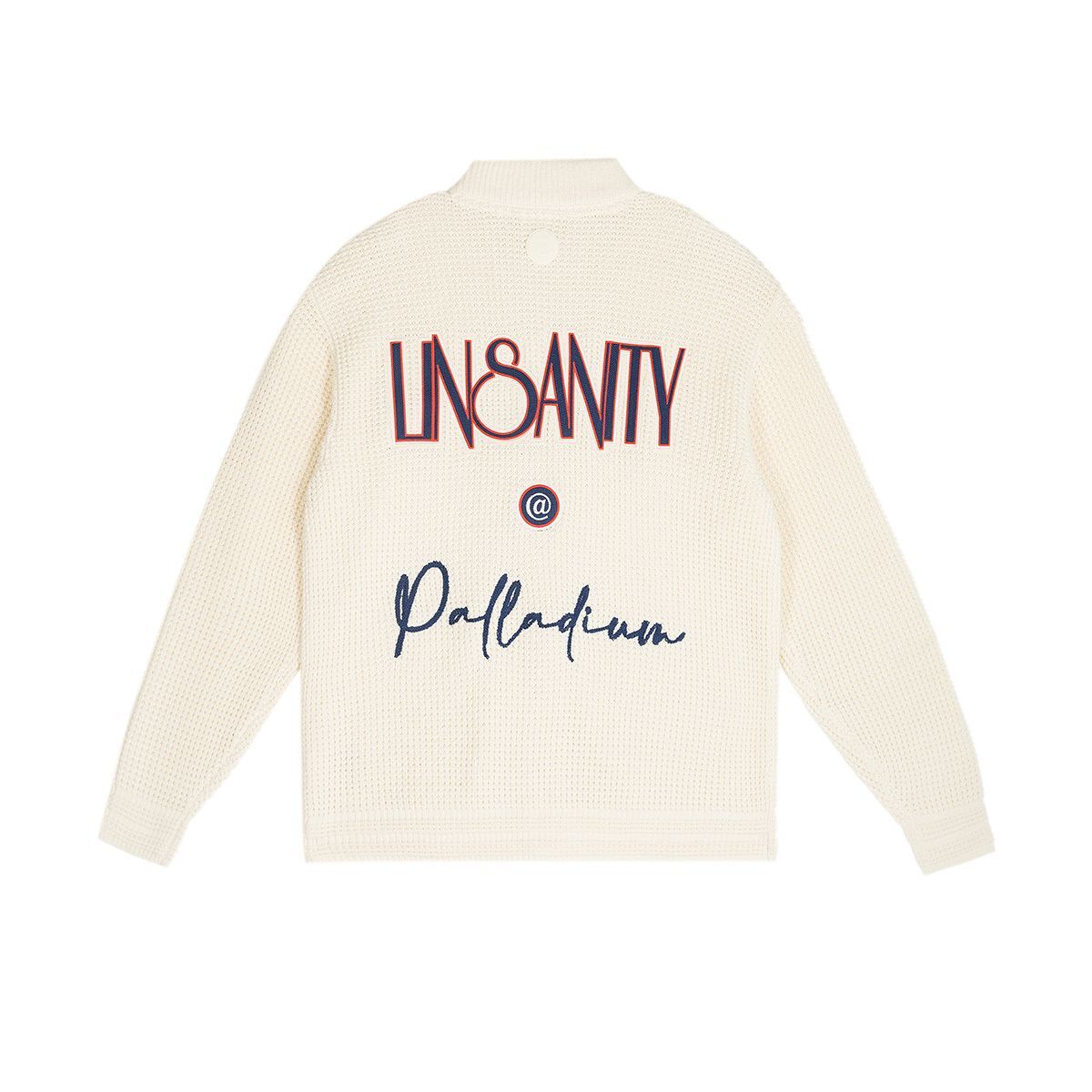 男裝 PALLADIUM X JEREMY LIN LINSANITY LOGO 開襟毛衣