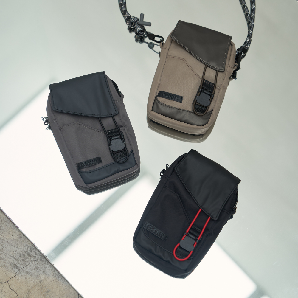 限時快閃 買一送一｜拼接快扣手機包 三色售 拼接快扣手機包 (背帶可選色) 三色售