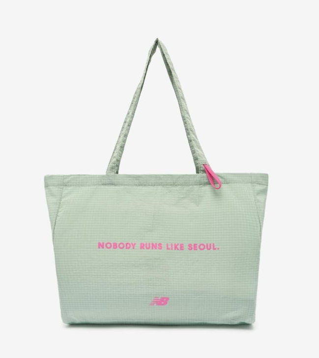 New Balance SS26 Packable Tote Bag Seoul Exclusive- Mint