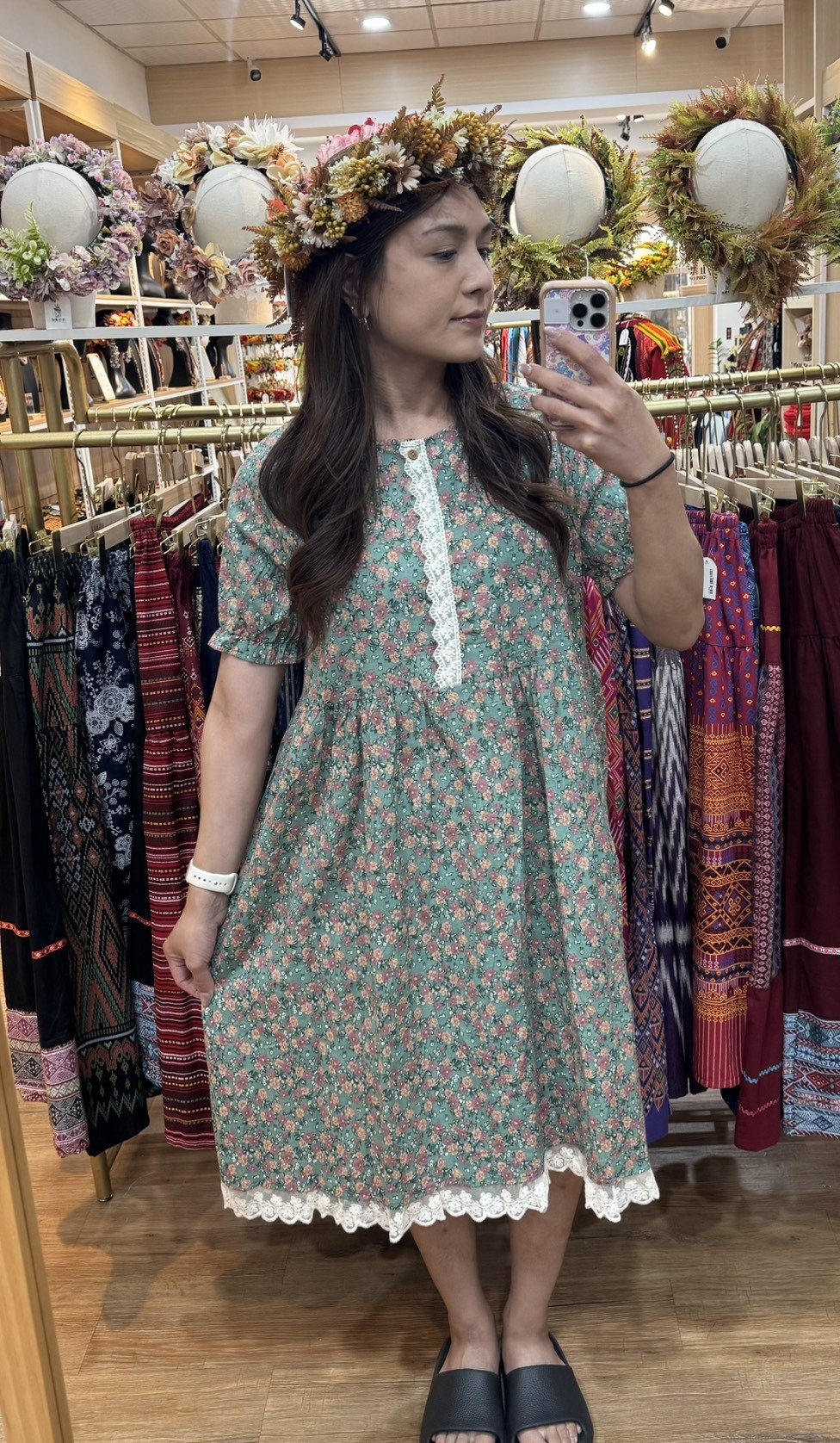 No.24復古碎花洋裝