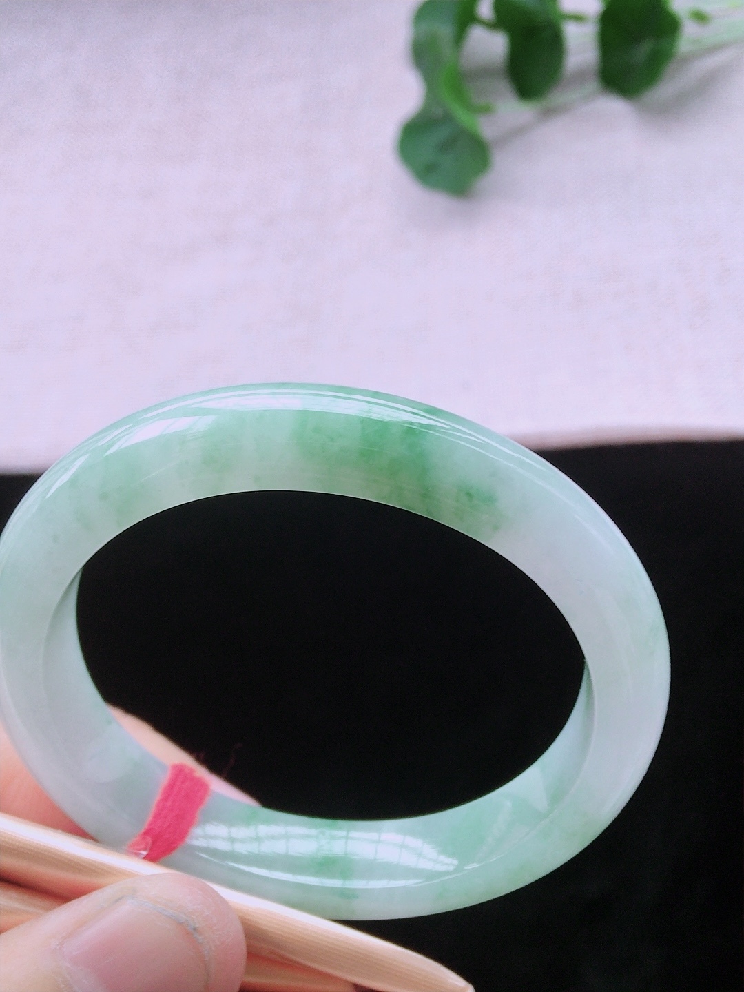 飄花翡翠貴妃手鐲,天然翡翠A玉, 緬甸玉, Jade, Jadeite