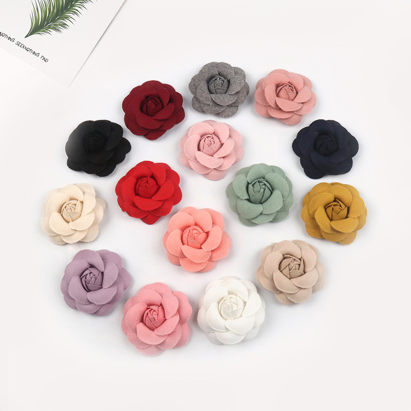 【台灣現貨速發】山茶花花朵 白花朵｜5cm