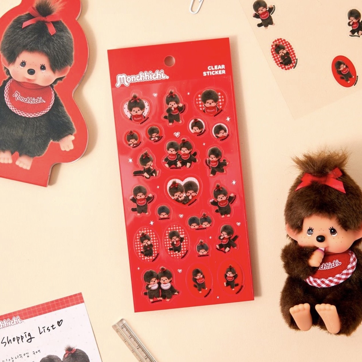 MONCHHICHI 蒙奇奇 開學套裝組合 組合包 六入組