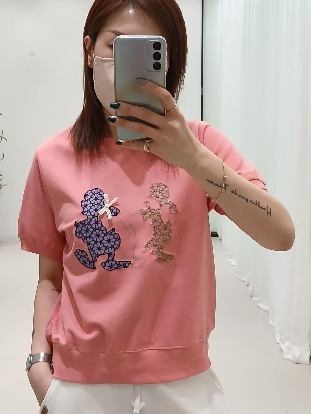 韓國高質公仔圖案top~153AL