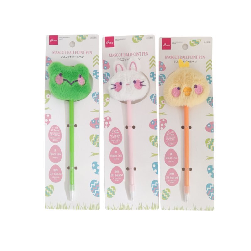 復活節0.7mm油性原子筆/玩偶造型 黑