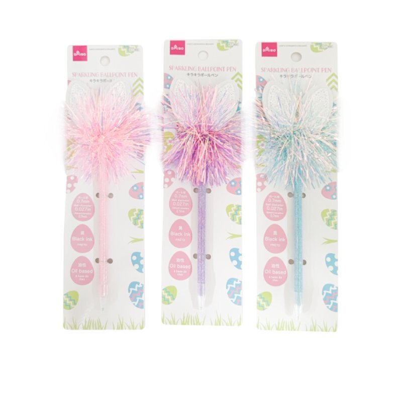 復活節0.7mm油性原子筆/亮晶晶 黑