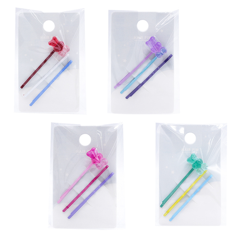 髮夾組/小熊 漸層 3入