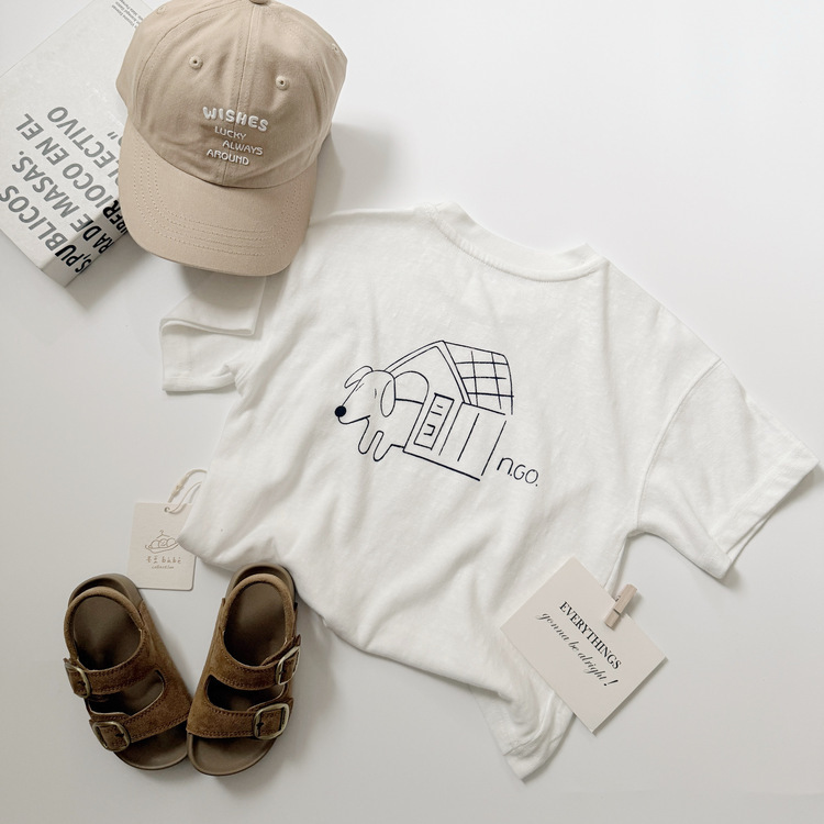 可愛小圖短袖上衣