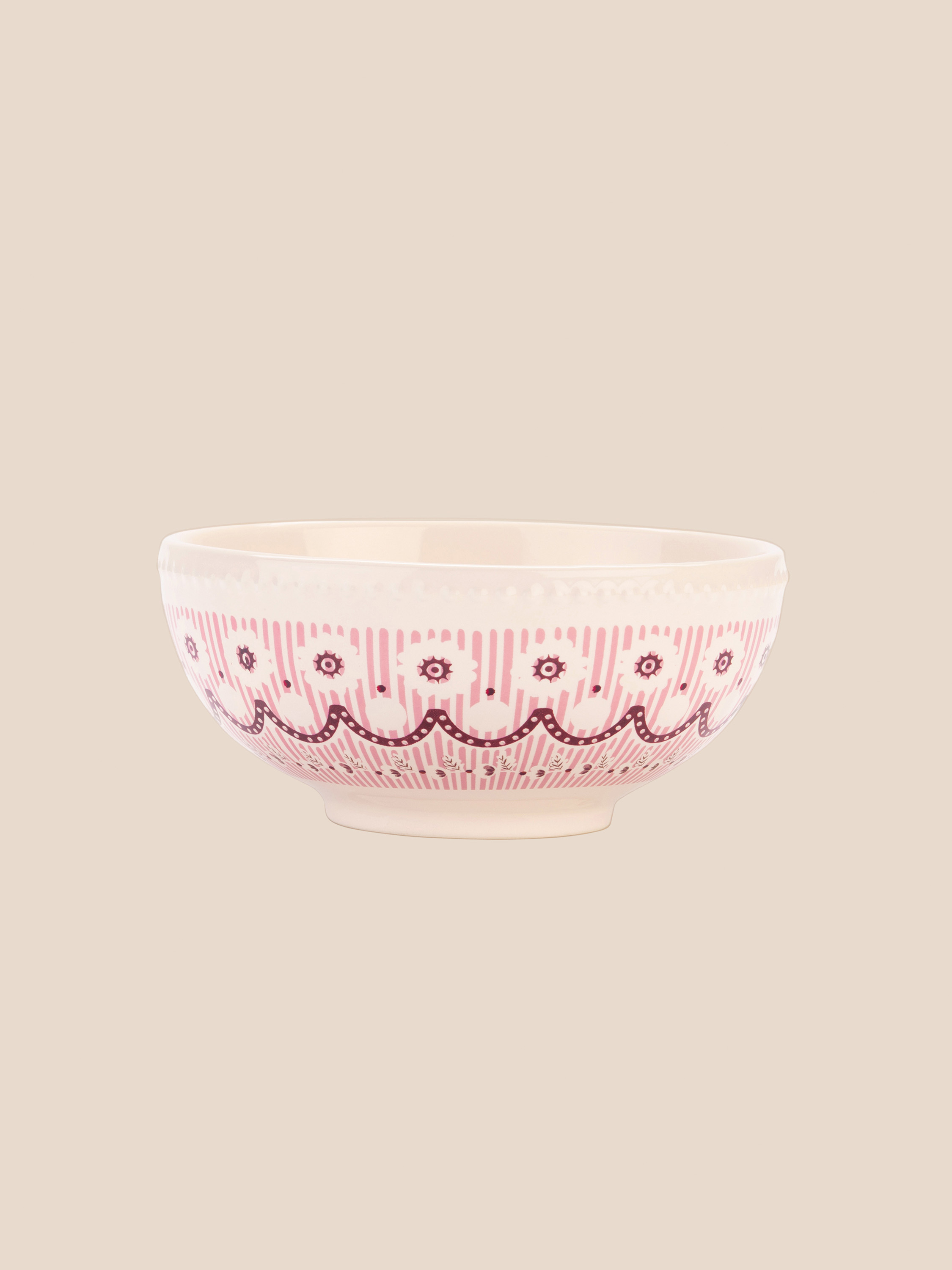 Spitalfields Silk 陶瓷麥片碗|Cath Kidston台灣官方網站