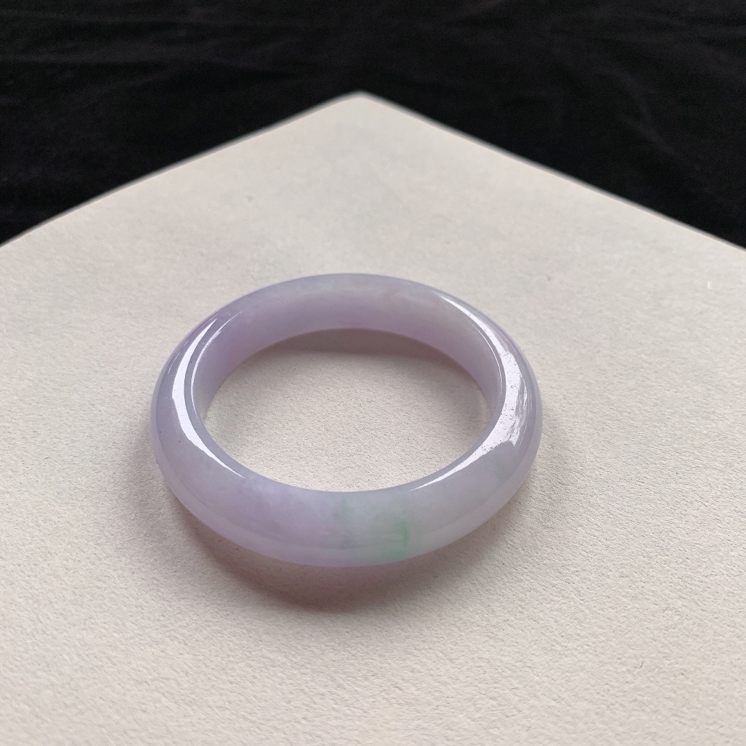 冰粉紫翡翠正圈手鐲,天然翡翠A玉, 緬甸玉, Jade, Jadeite