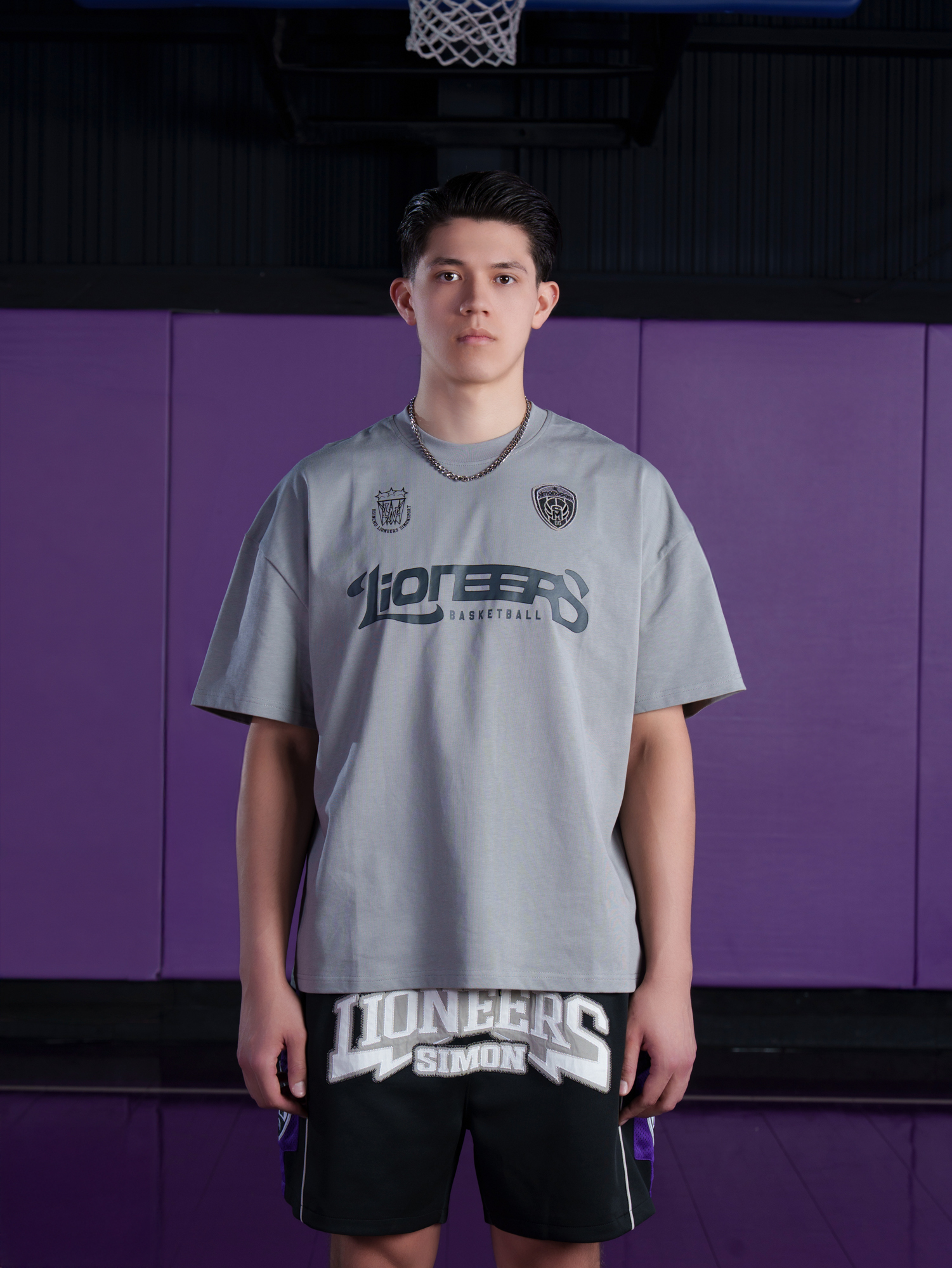 新竹攻城獅 X SIMON LN-2507 LION MODE 經典 圓領 上衣