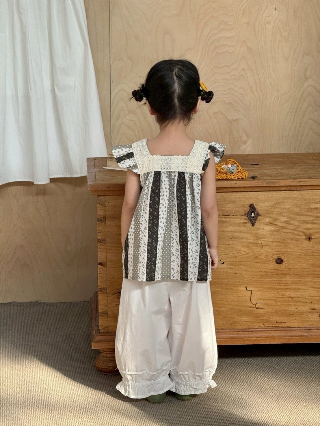 溫柔寬鬆木耳腳褲