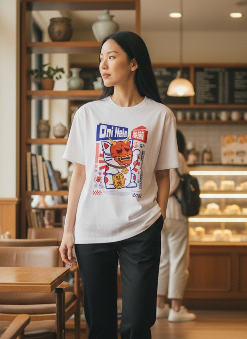 有點叛逆的可愛日常｜貓咪插畫T-shirt 🐱👹