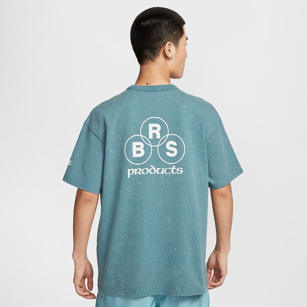 NIKE 短T AS M NSW SS PCK TEE GCEL 藍綠色 重磅 寬鬆 短袖 男 IF0621-094