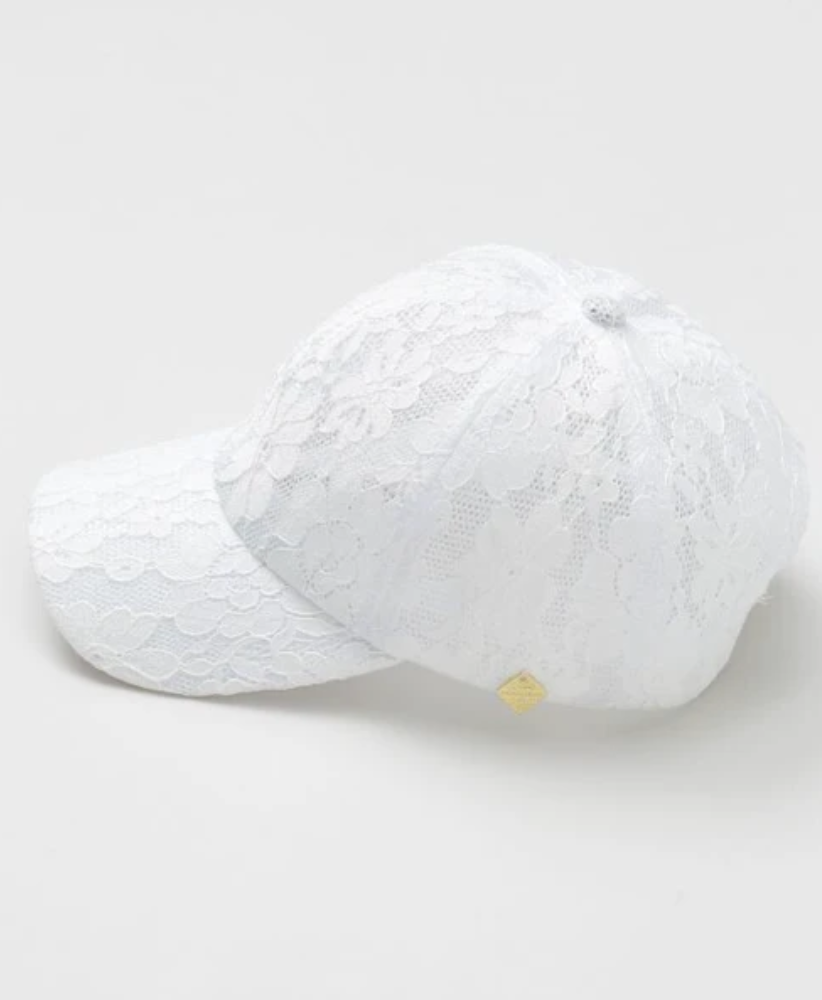 [Amina] 日牌 花漾 Lace 優雅棒球帽