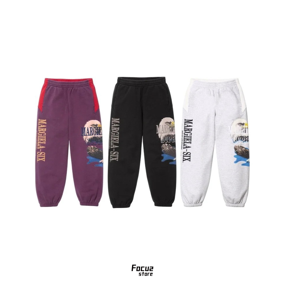 【Focus Store】現貨秒發 Supreme SS26 Week4 x MM6 Maison Margiela Eagle Sweatpant 老鷹刺繡棉褲