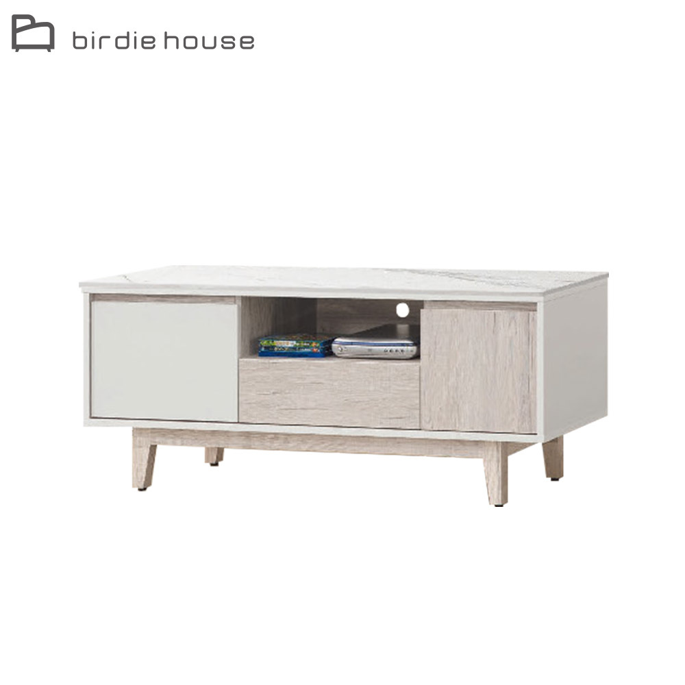 柏蒂家居-巴克利4.1尺二門單抽岩板電視櫃/長櫃/視聽櫃