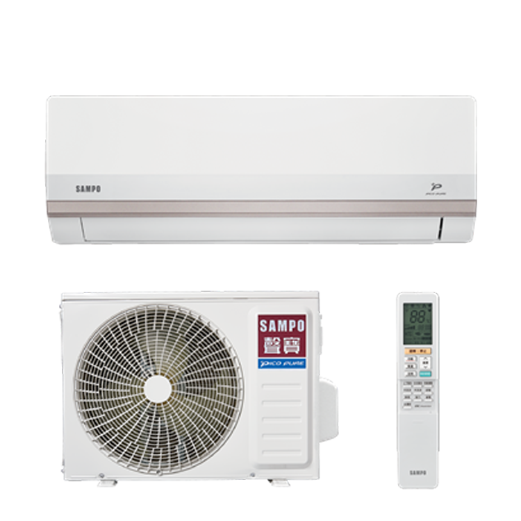 SAMPO 聲寶 4-6坪 星幸福PH系列 變頻(冷暖)一對一冷氣(AU-PH36DC+AM-PH36DC)