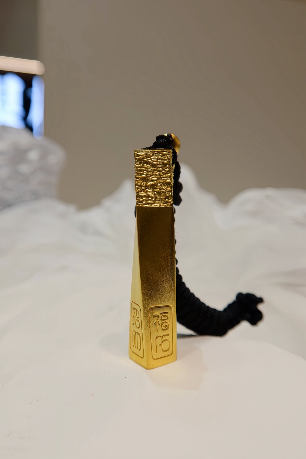 鎮福金印｜轉運納財金條項鍊