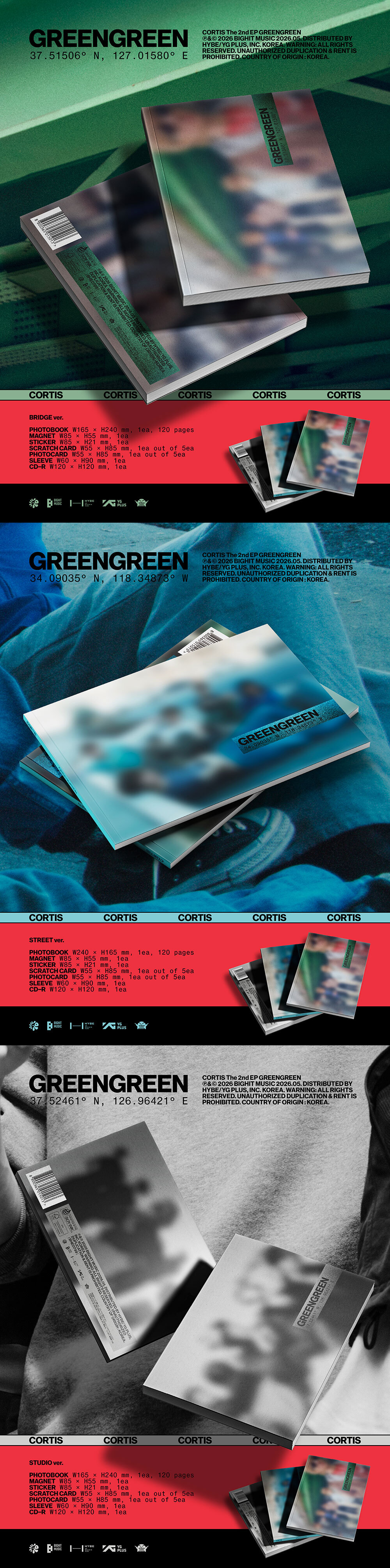 CORTIS - 迷你二輯 [GREENGREEN](預購)