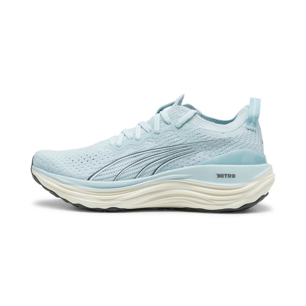 PUMA 慢跑鞋 FOREVERRUN NITRO KNIT 水藍 氮氣 針織 女 37914006