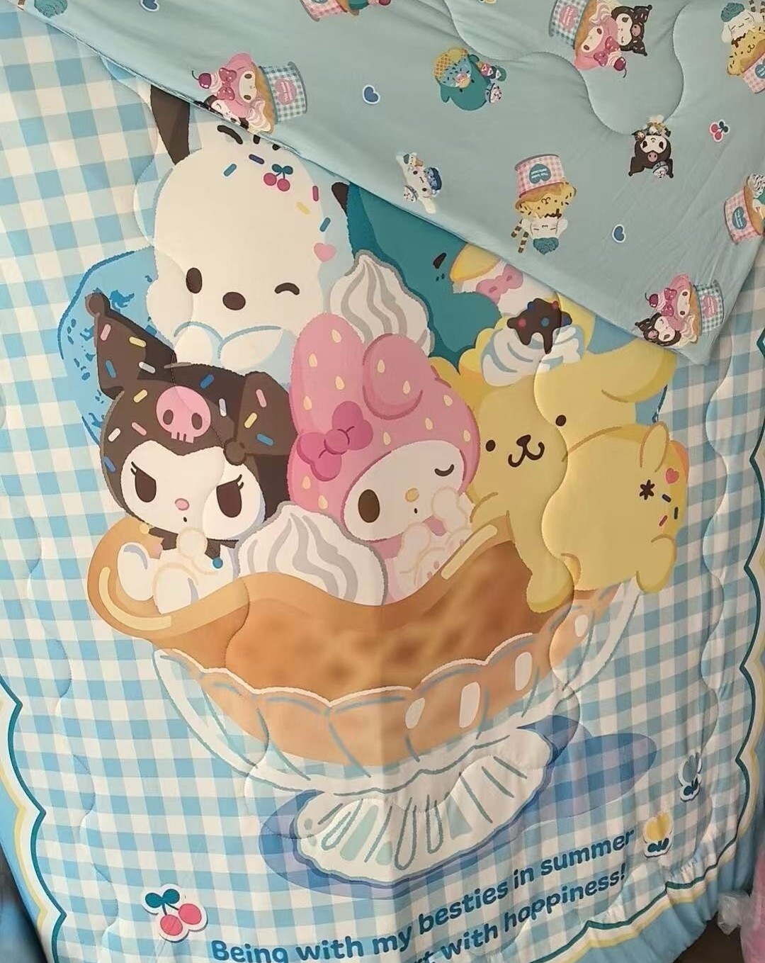 2026新款超冷感被 𝐒𝐚𝐧𝐫𝐢𝐨雙面大圖滿印款