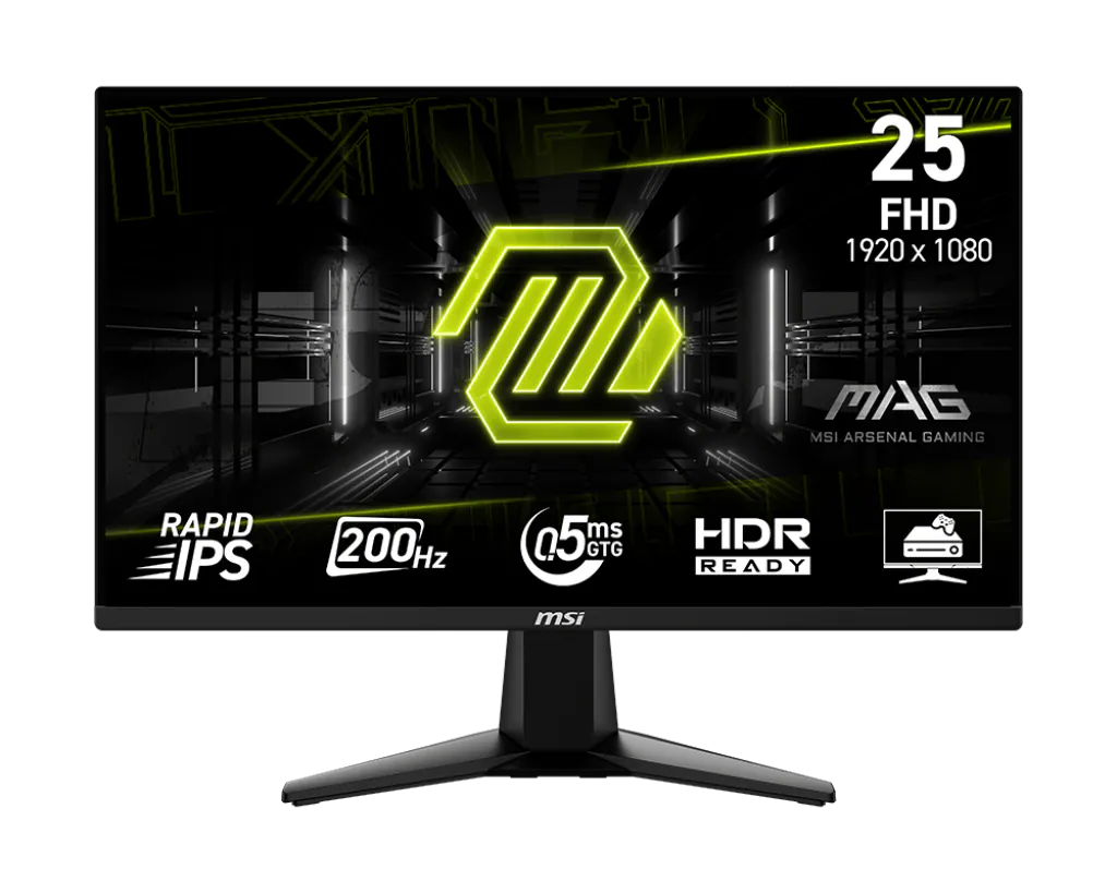 MSI MAG 255F E20 25吋 FHD Rapid IPS 200Hz 電競顯示器