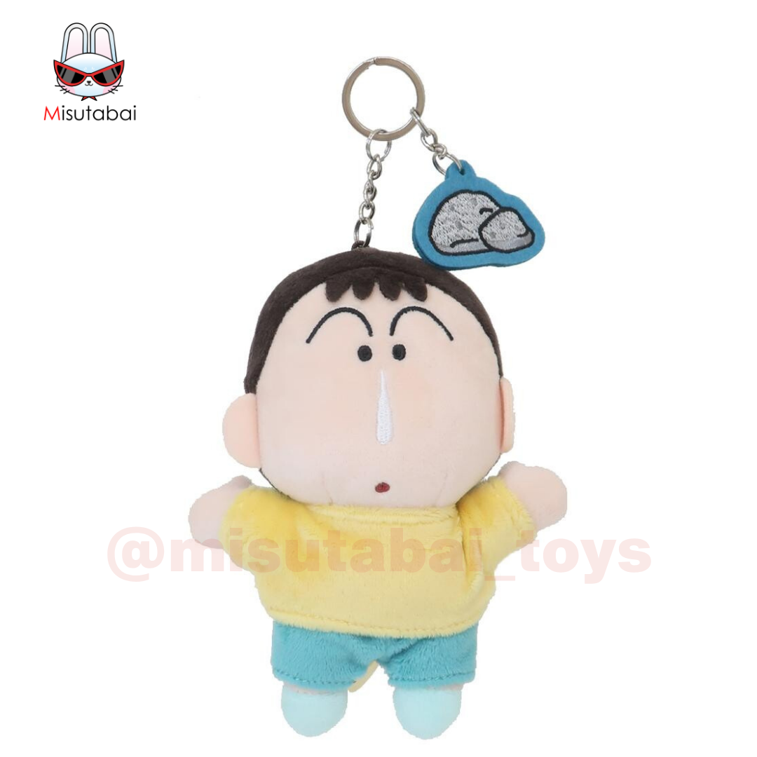 蠟筆小新刺繡掛飾毛絨掛件（阿呆）