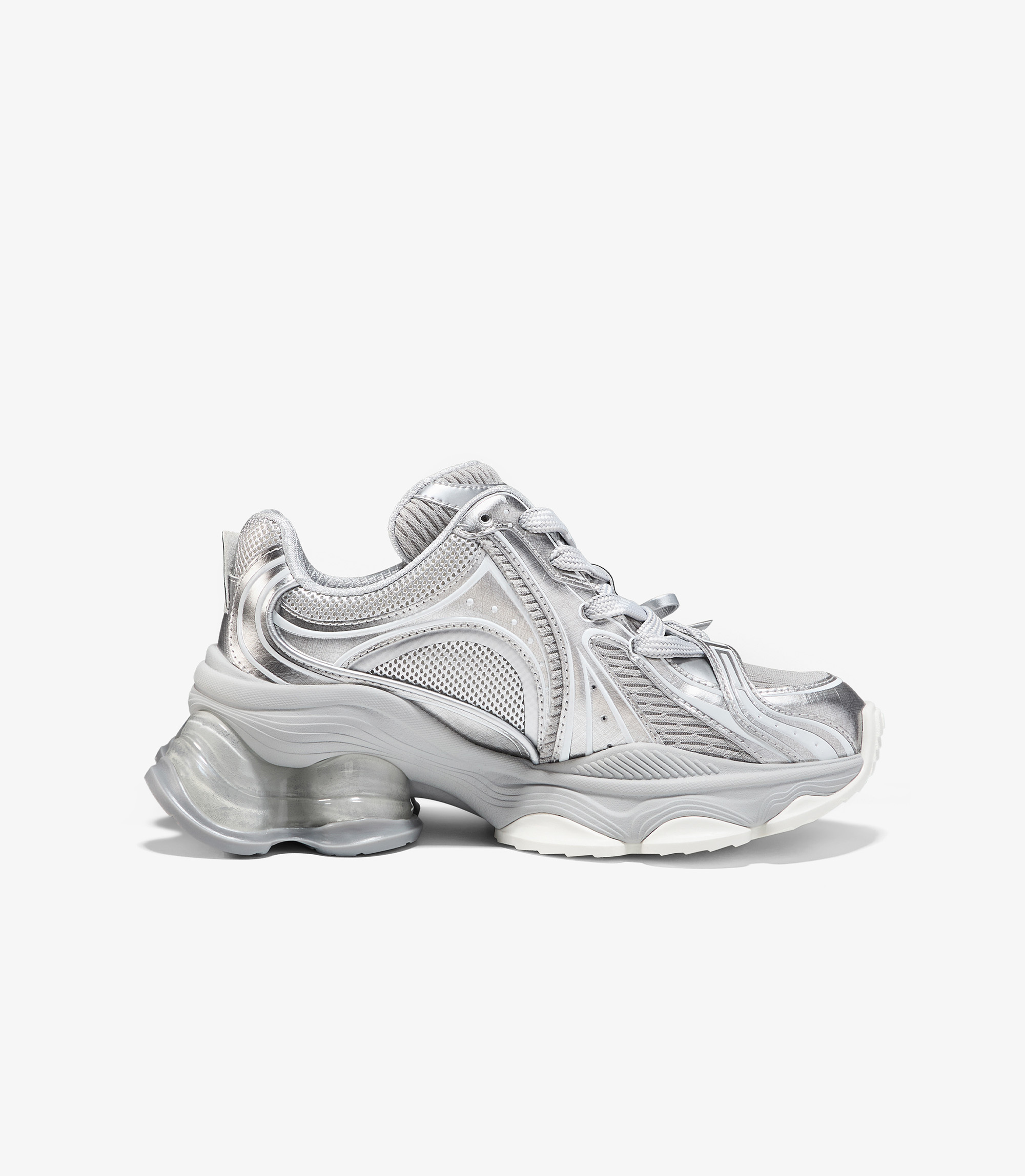 OGR 女款甜品瑪德琳系列老爹鞋｜(銀色)