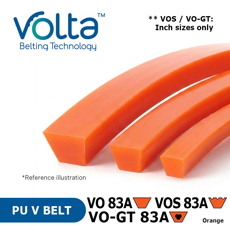 Volta PU 三角帶 - VO/ VO-GT/ VOS 83A 橙色