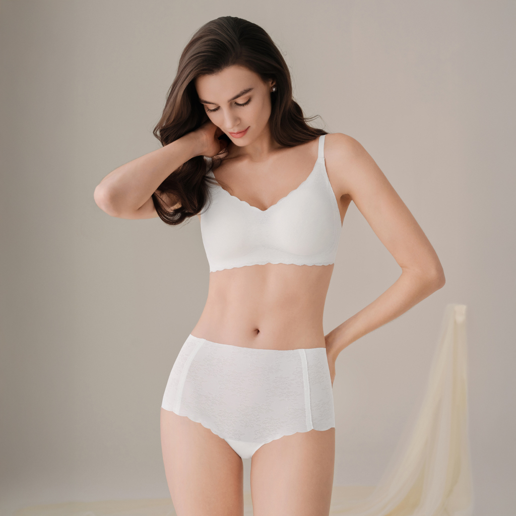 0327EF12-安莉芳內衣-一片式Lace貼合胸圍Bra（A12）