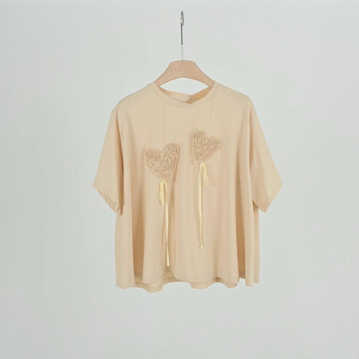 韓國立體心形top ～153W