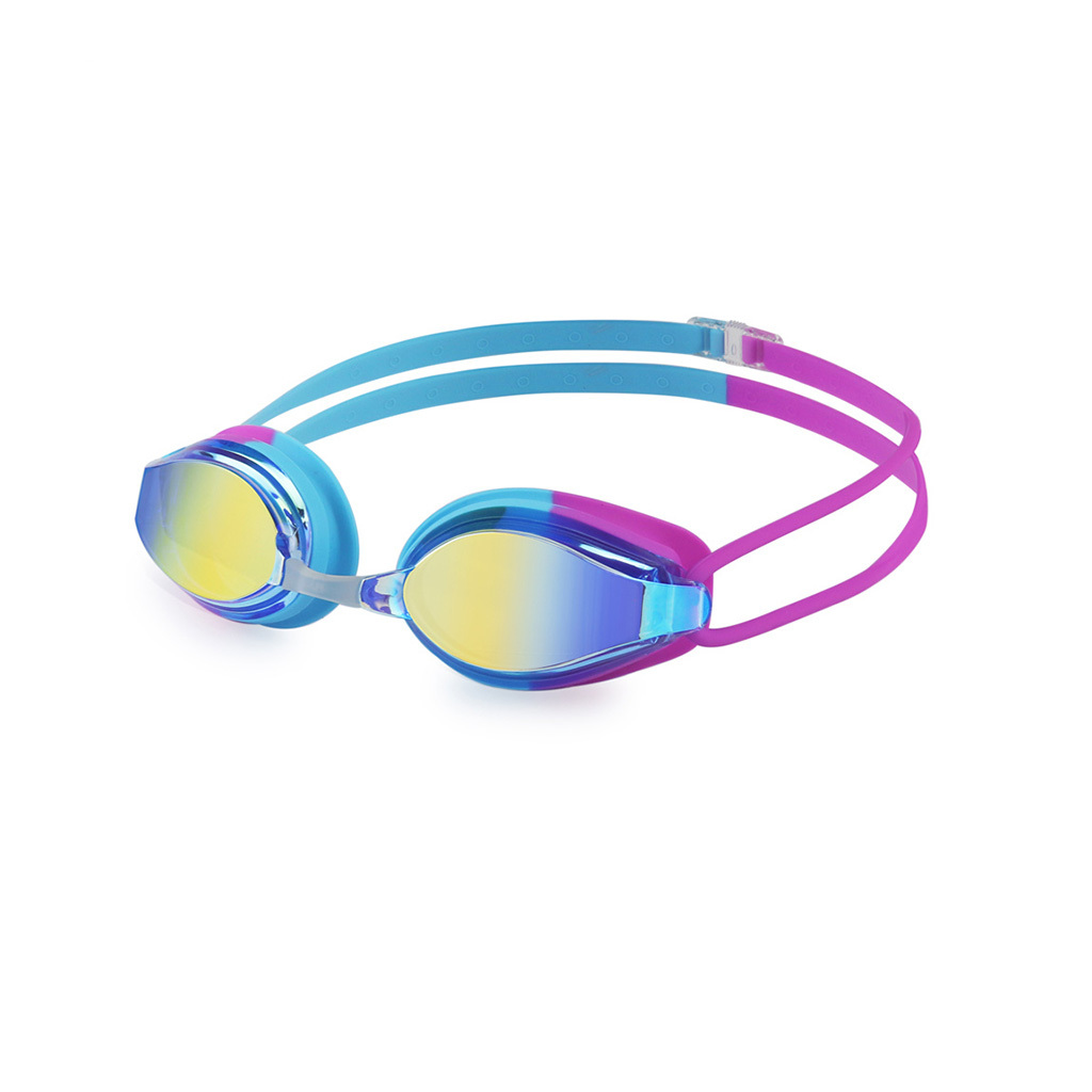 中性 TRACKS 鍍膜泳鏡 - 湖水綠/紫