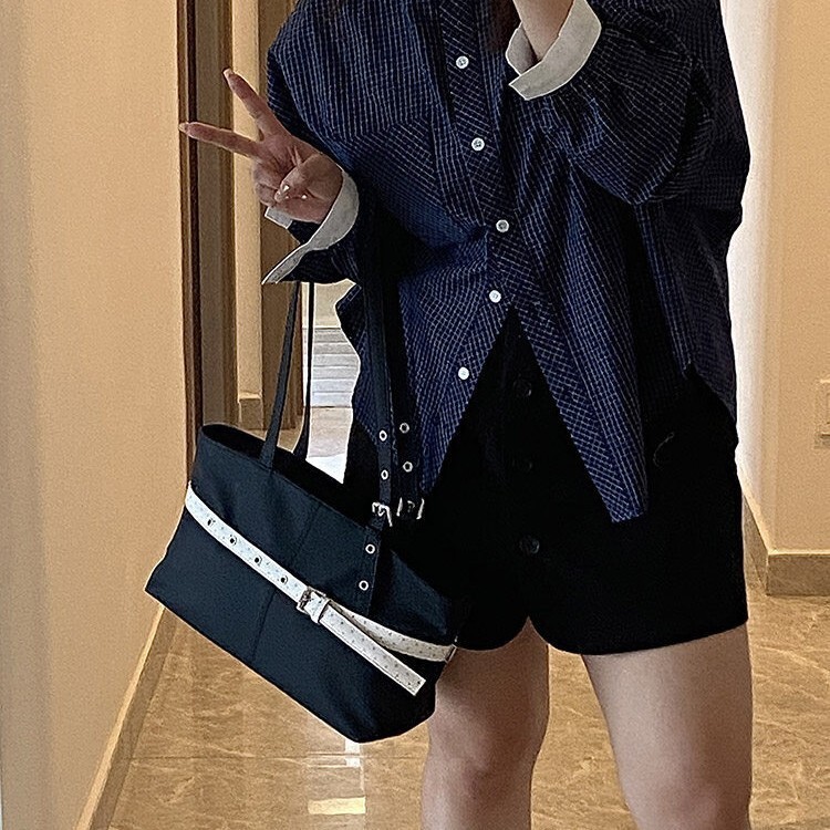 Korean Style Minimal Vintage Underarm Shoulder Bag