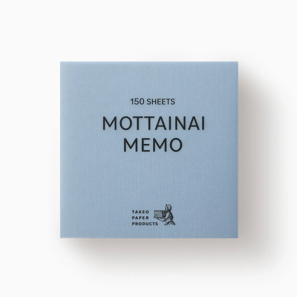 日本竹尾紙業 TAKEO PAPER MOTTAINAI MEMO 系列 便條本