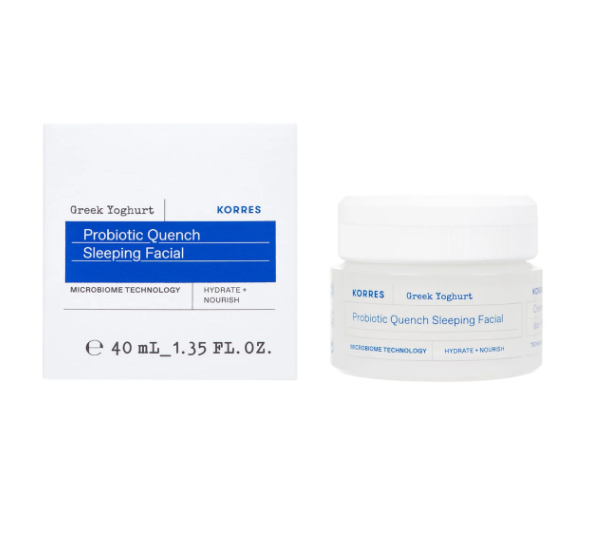 RW06 KORRES 乳酪益菌修護滋養晚霜 40ml KORRES Greek Yoghurt  Sleeping facial 40ml**到期日:約2027/03