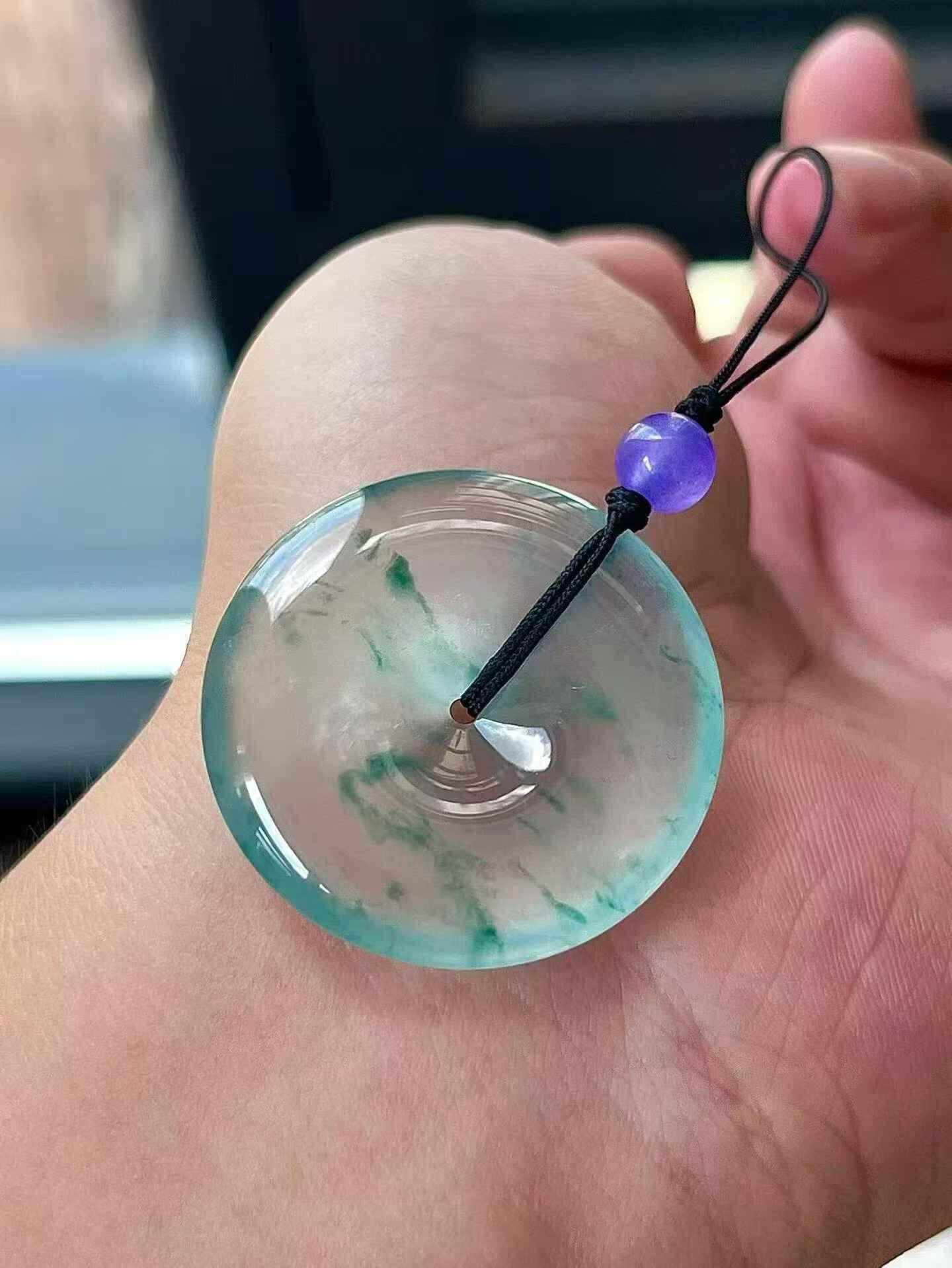 324363 翡翠平安扣 (30.8mm直徑)