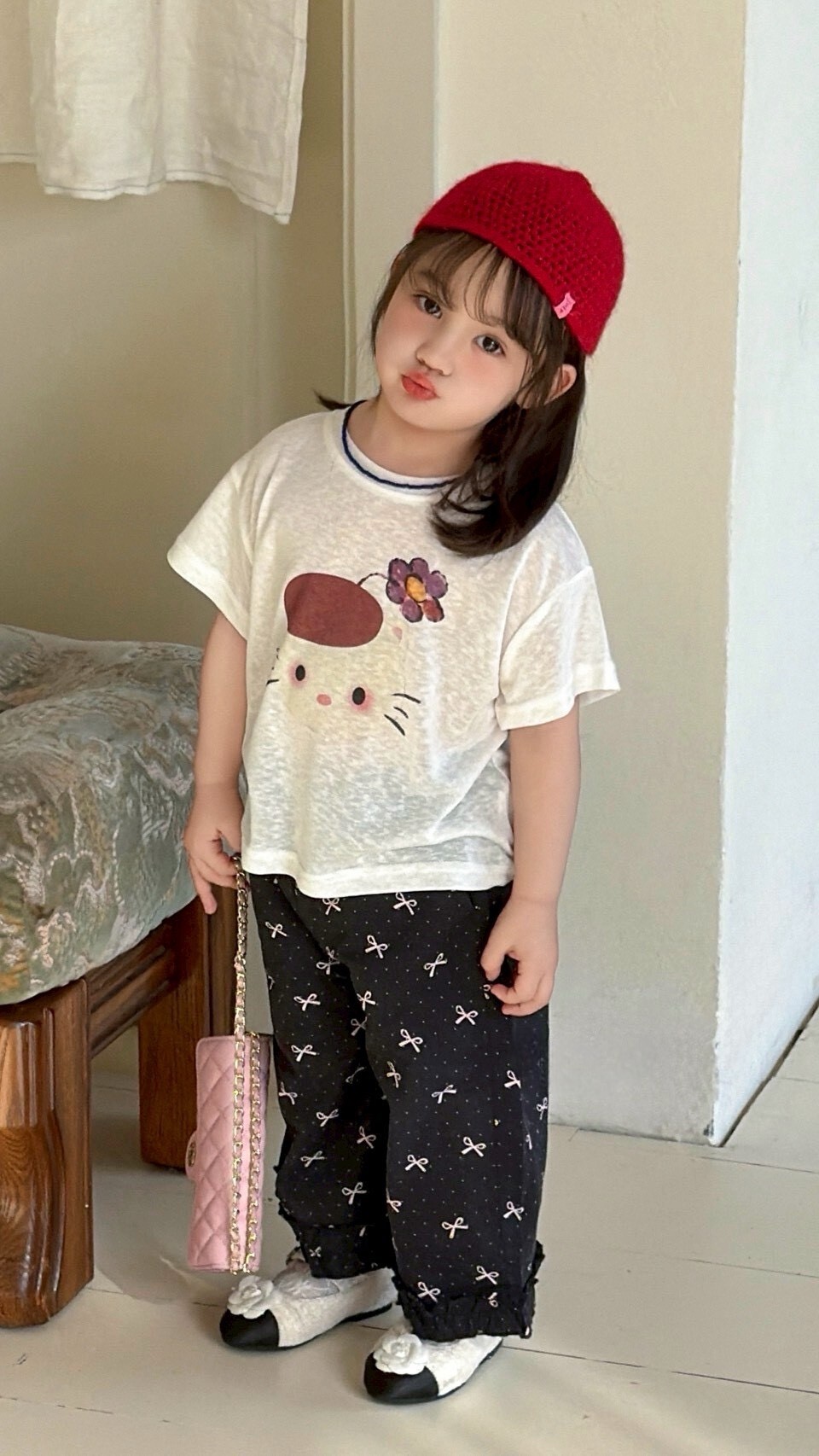 她今天跟Kitty一樣可愛Tee