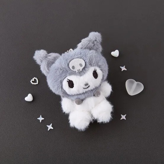 【預購】韓國 三麗鷗 Sanrio 正版 灰色系列 8cm 娃娃吊飾