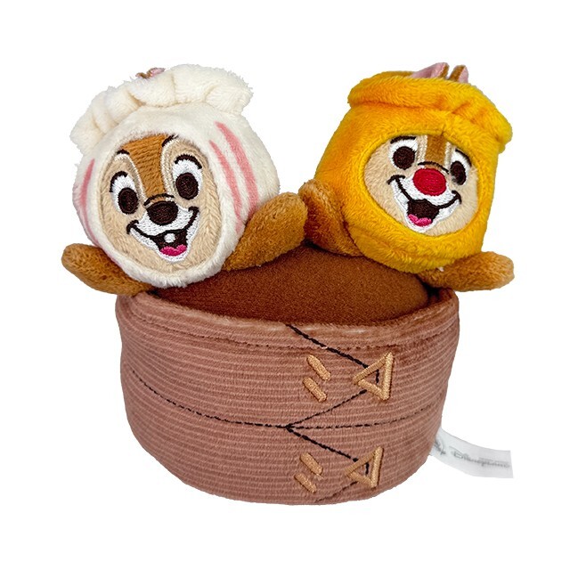 港式美食系列 奇奇蒂蒂 Chip 'n Dale 造型 絨毛 迷你公仔 盲選盒 盲盒 -香港迪士尼樂園