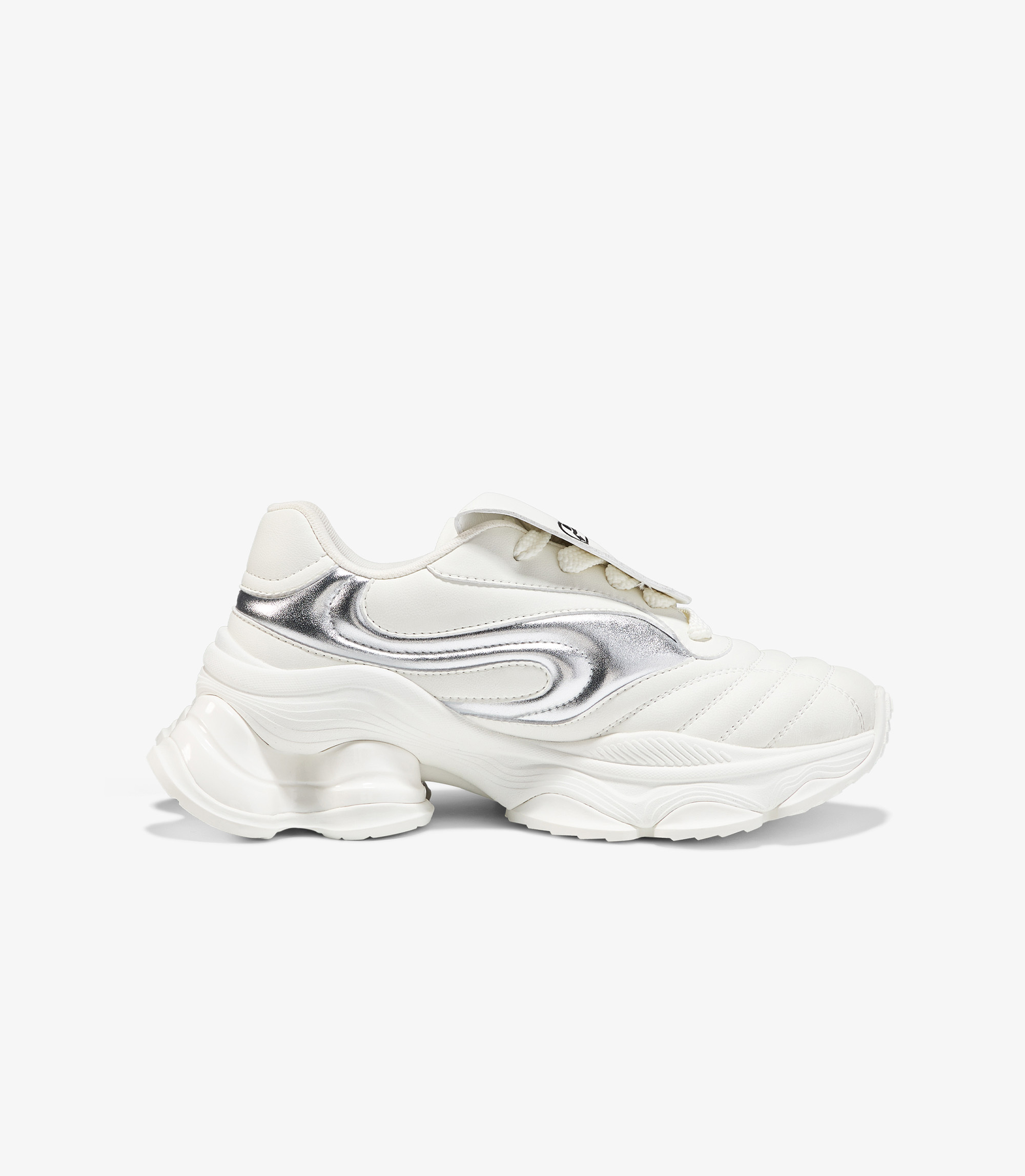 OGR 女款甜品布丁系列老爹鞋｜(白銀)