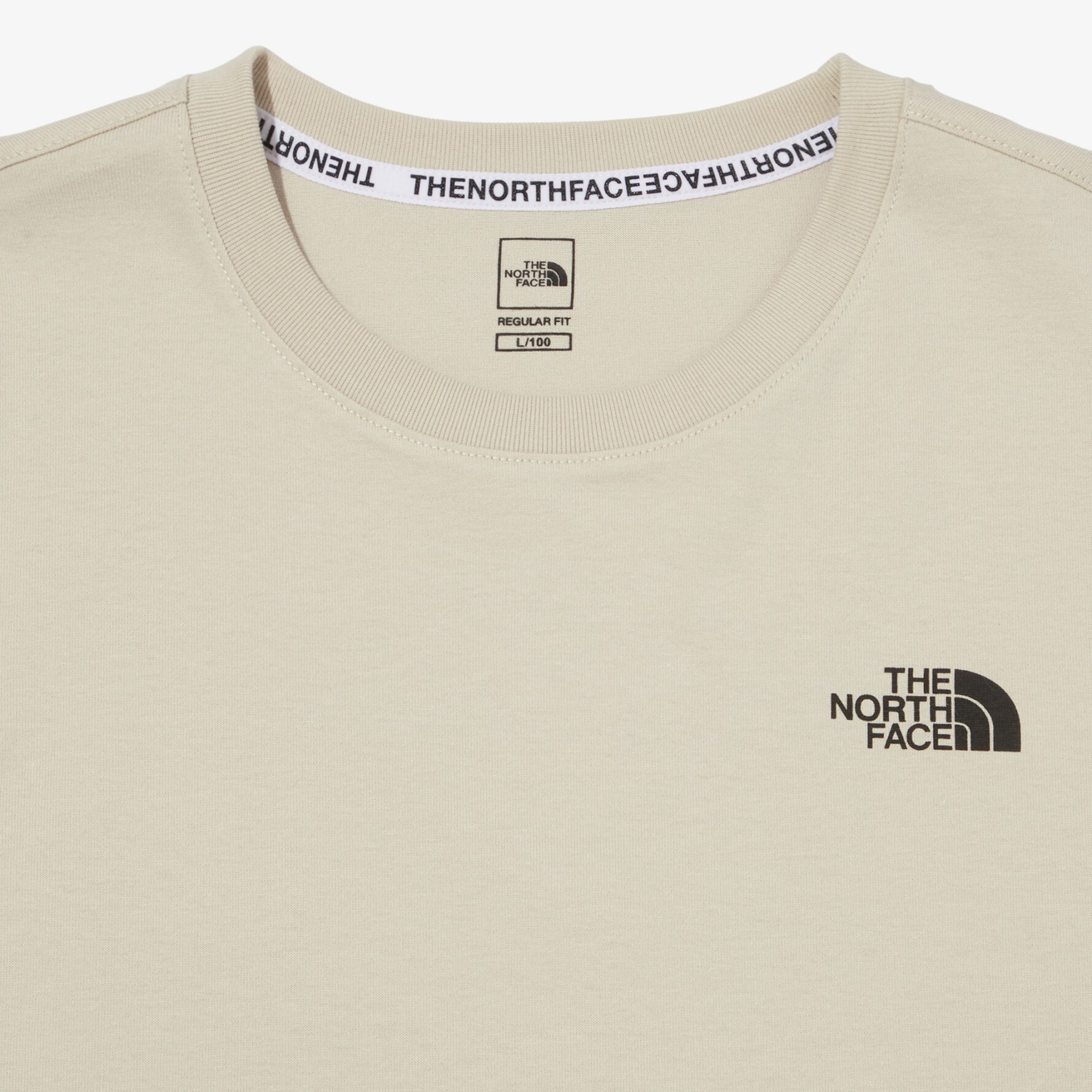 The North Face TNF 北臉 韓國限定城市短T (NT7UN25) 官方照 正面細節