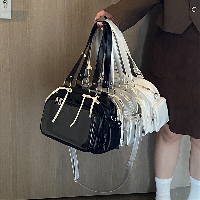Preppy Style Shoulder Crossbody Ita Bag