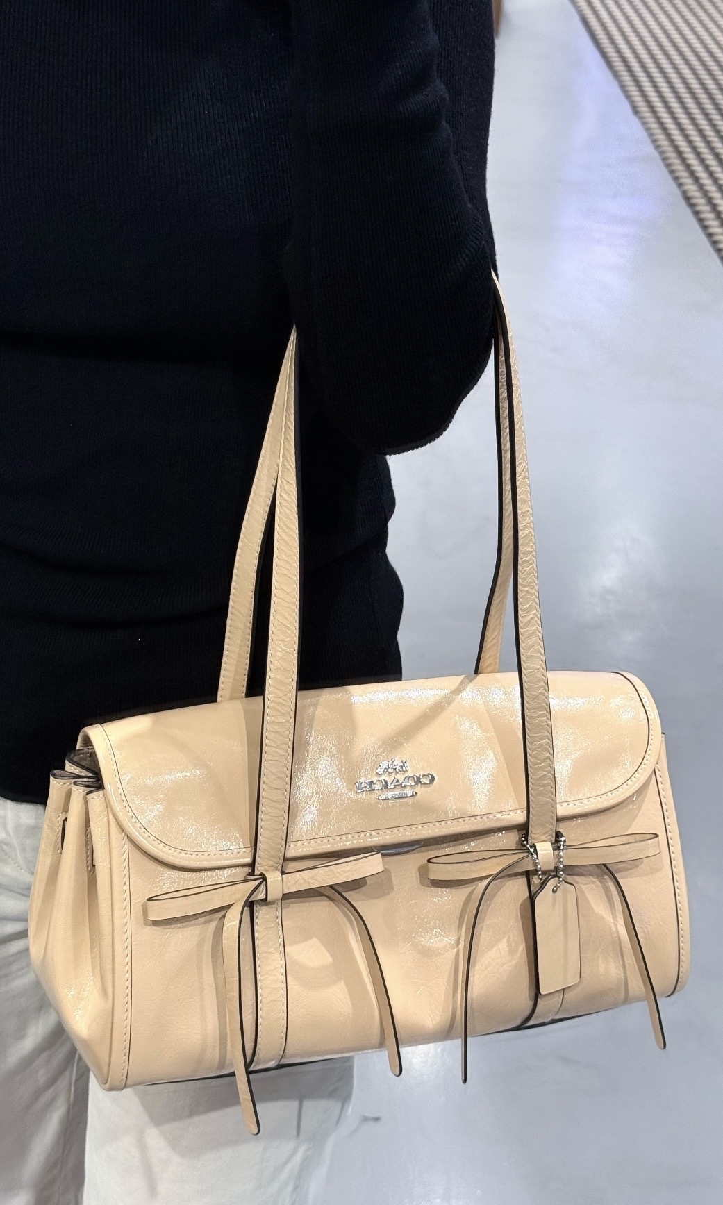 【2色入】Coach Bridget Flap 蝴蝶結單肩包