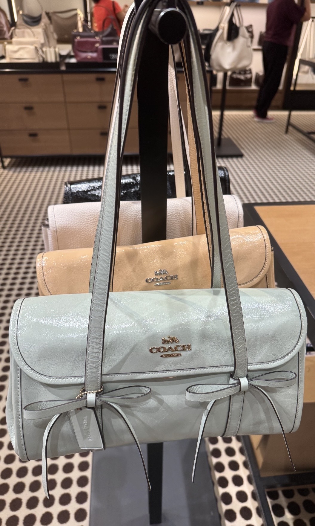 【2色入】Coach Bridget Flap 蝴蝶結單肩包