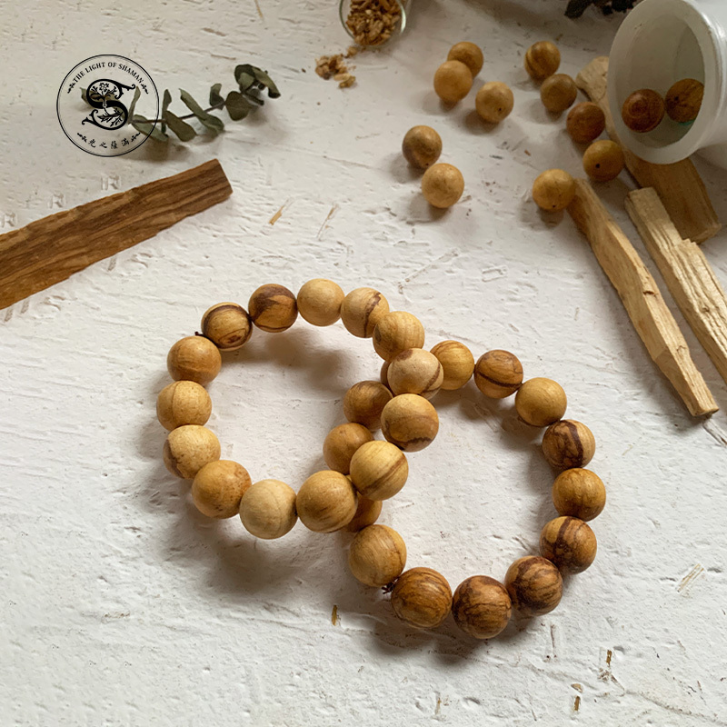 避邪招財聖品 印加聖木手珠散珠 秘魯聖木 palo santo-光之薩滿