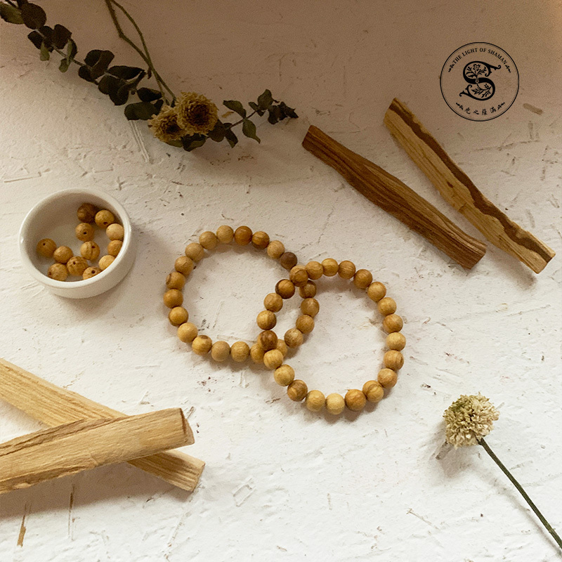 避邪招財聖品 印加聖木手珠散珠 秘魯聖木 palo santo-光之薩滿