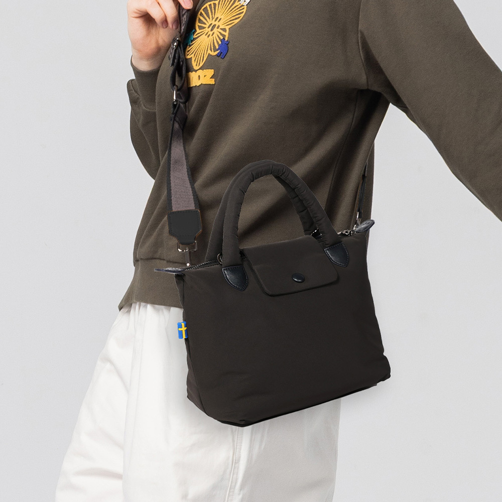 瑞典雲朵包系列｜防潑水 雲朵 水餃包(黑)M