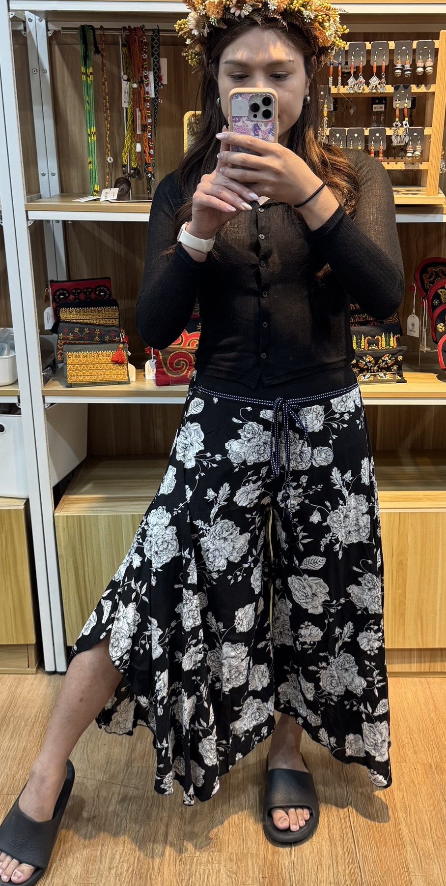 NO.19復古圖騰半身褲裙