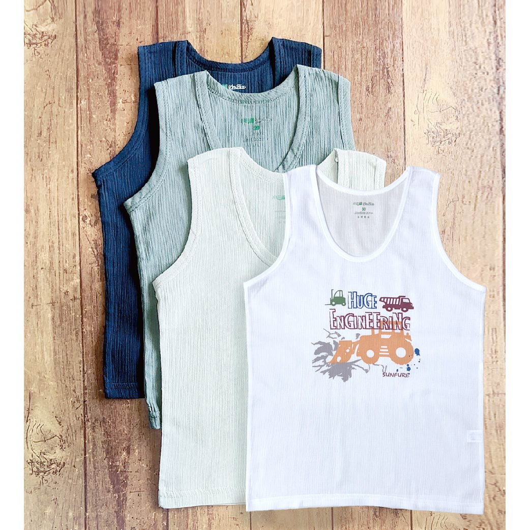 小三福 三福 100%棉兒童竹紗小背心  特價 $50/件